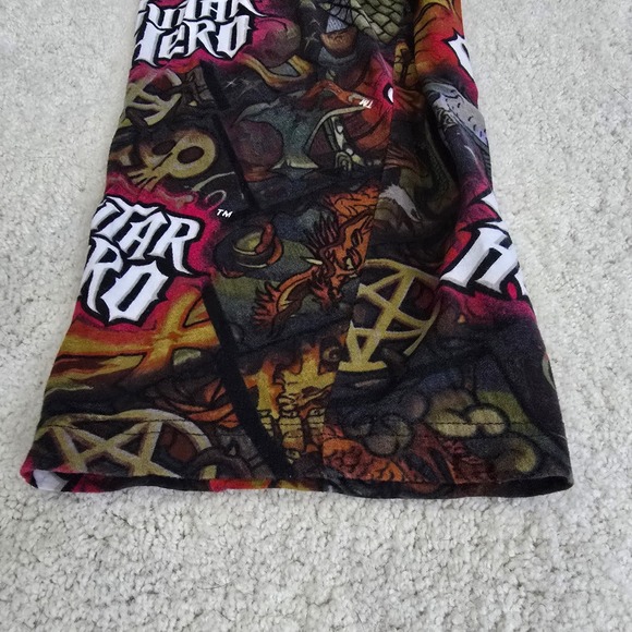 Guitar Hero Mens Pajama Pants All Over Print Size M 32 34 Cotton - Picture 6 of 9